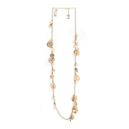 Chanel CC Medallion 100 Anniversary Chain Necklace Gold 3 of 7