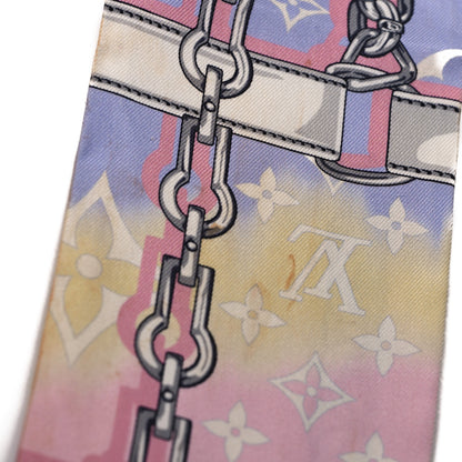 Louis Vuitton Silk Monogram Escale Confidential Bandeau Pink 8 of 10