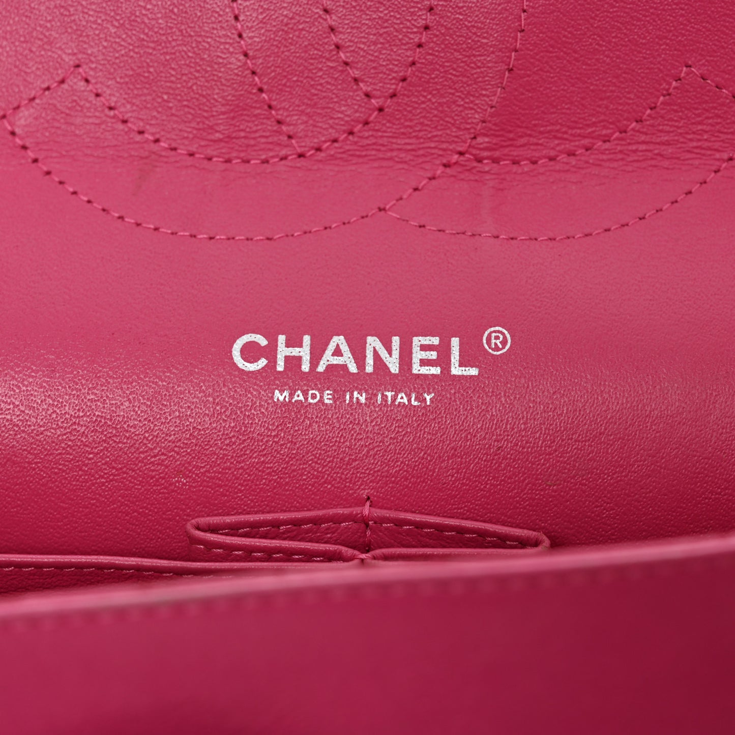 Patent Quilted Jumbo Double Flap Pink