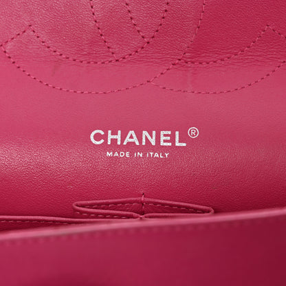 Chanel Patent Quilted Jumbo Double Flap Pink 6 of 13
