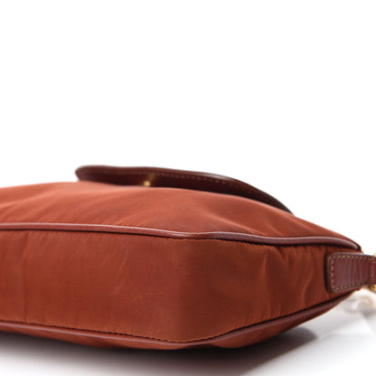 Prada Tessuto Nylon Saffiano Crossbody Bag Bacca 7 of 13