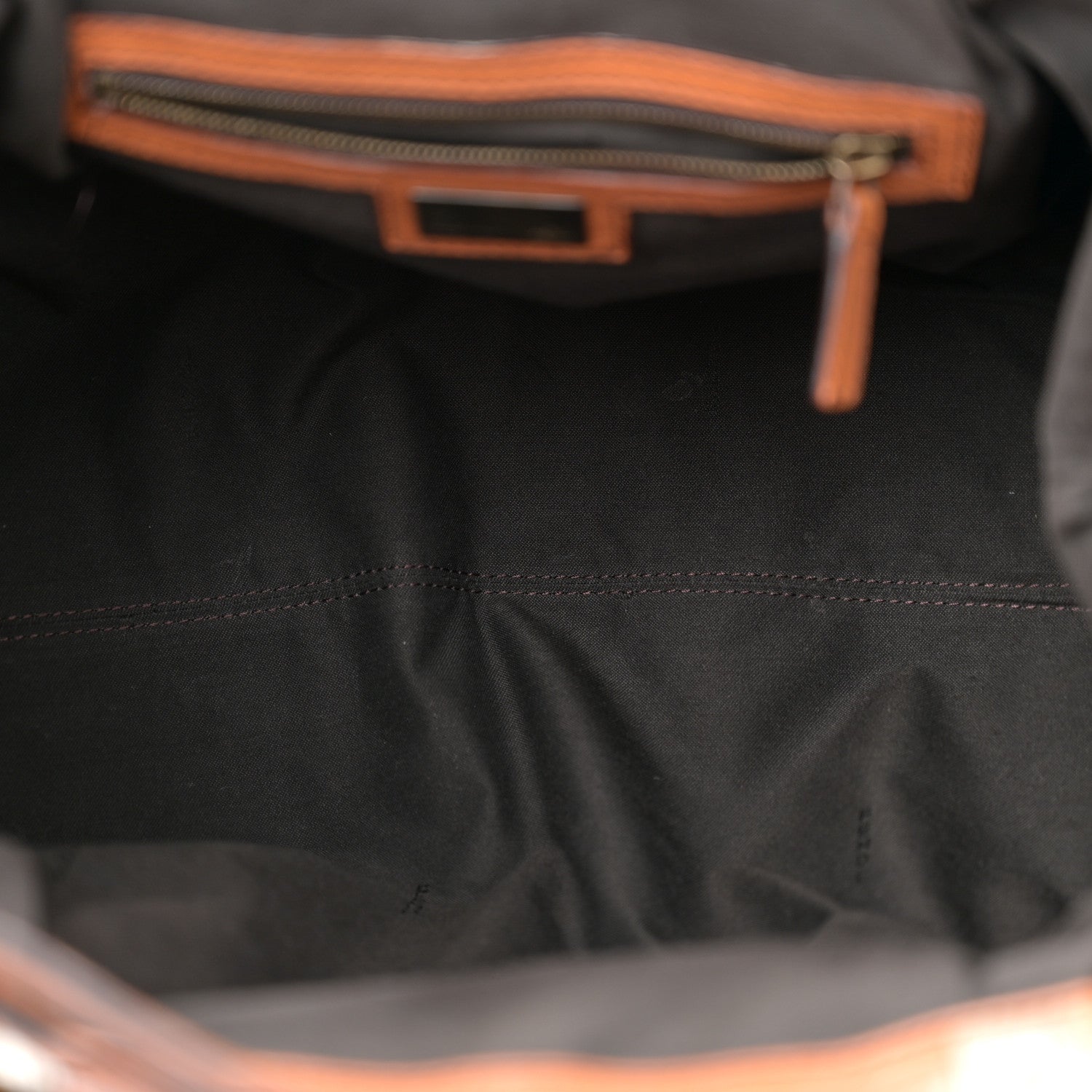 Fendi Grained Calfskin Doctor B Hobo Bag Cognac 5 of 16