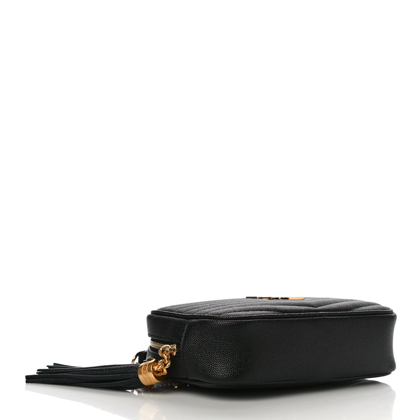 Grain De Poudre Matelasse Monogram Mini Lou Camera Bag Black