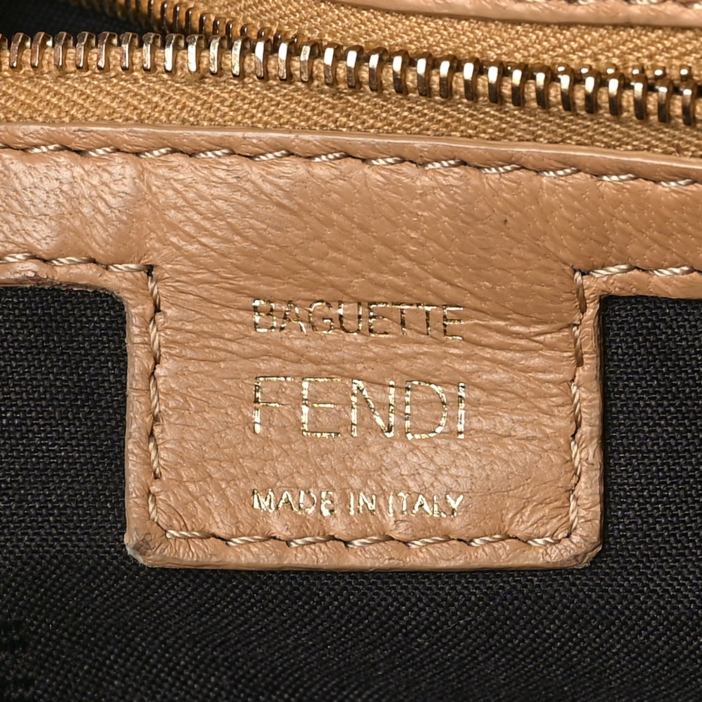 Nappa FF 1974 Embossed Baguette Durian