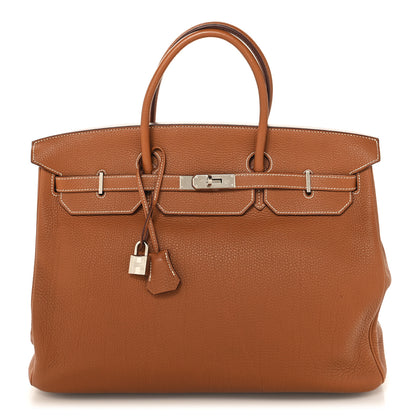 Hermes Togo Birkin 40 Gold 1 of 15