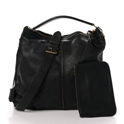 Louis Vuitton Mahina Selene MM Black 3 of 10