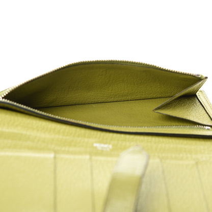 Hermes Chevre Mysore Bearn Wallet Vert Anis 17 of 18