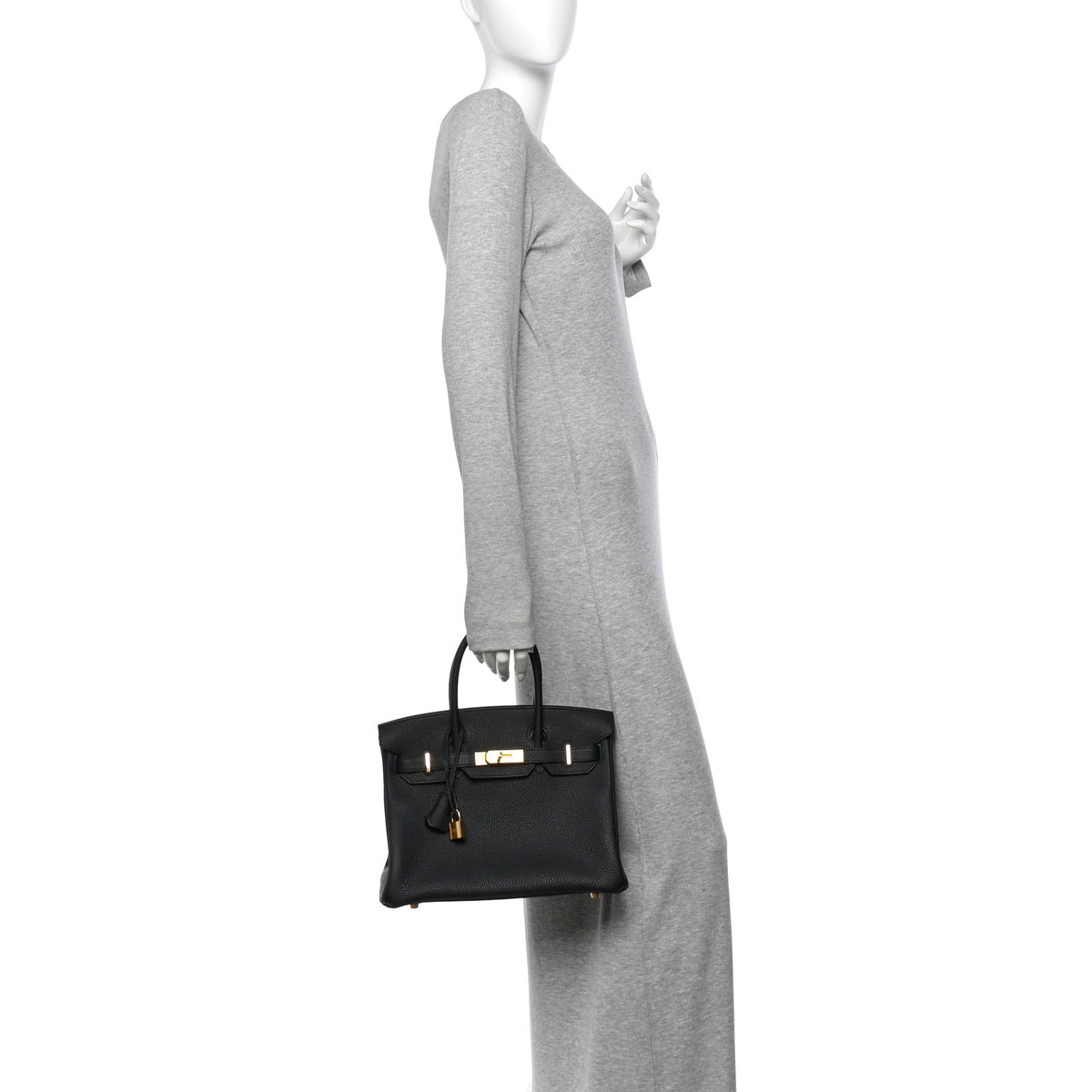 Hermes Togo Birkin 30 Black 2 of 12