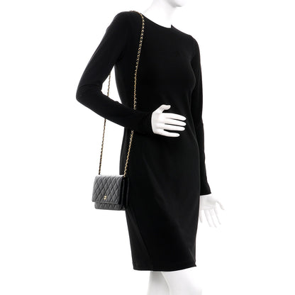 Chanel Caviar Quilted Wallet On Chain WOC Black 2 of 9