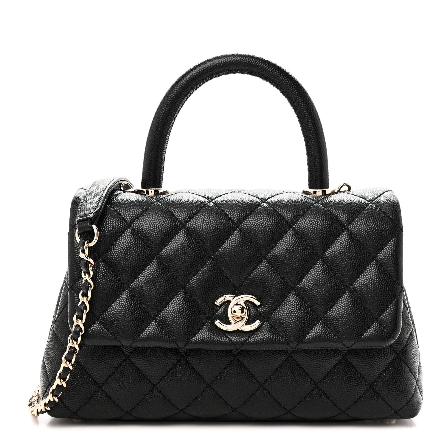Chanel Caviar Quilted Mini Coco Handle Flap Black 1 of 11