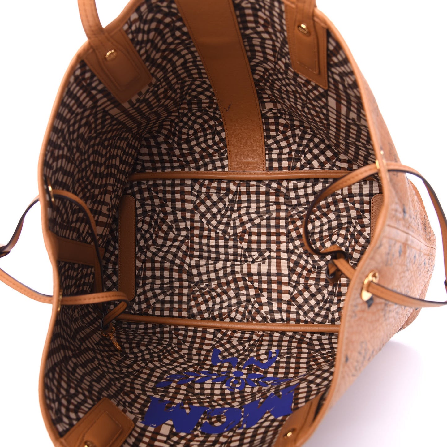 Visetos Medium Liz Reversible Shopper Tote Cognac