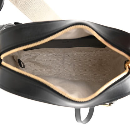 Gucci Calfskin GG Matelasse Shoulder Bag Black Natural 5 of 9