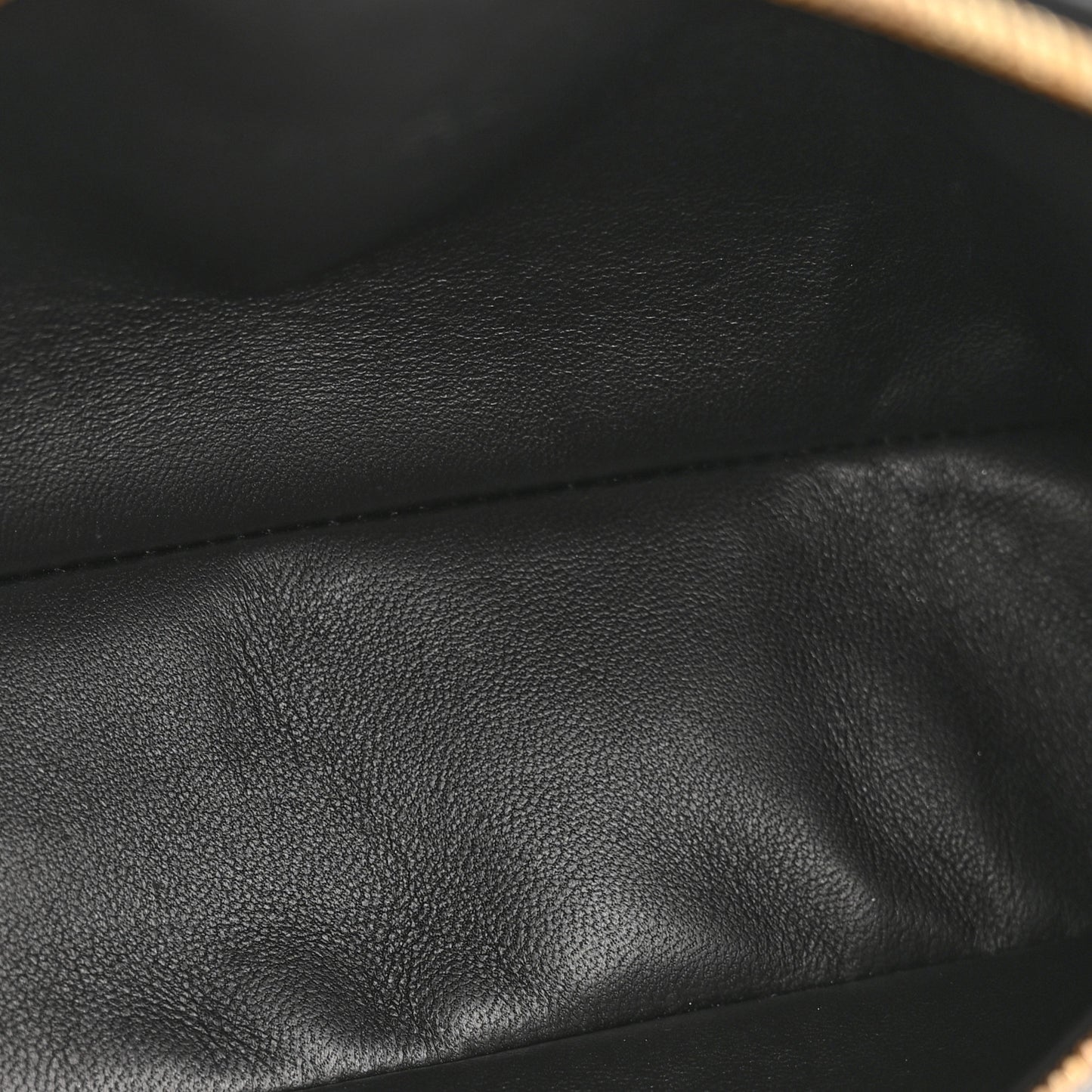 Grained Calfskin L19 Extra Pocket Pouch Black