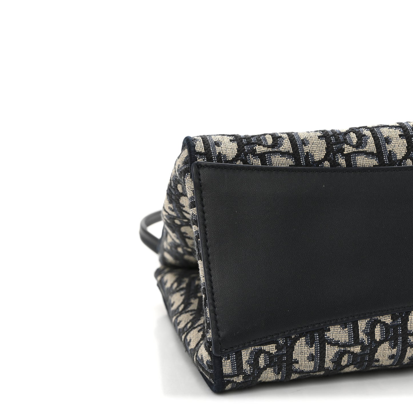 Oblique Small Bow Shopping Tote Blue Multicolor
