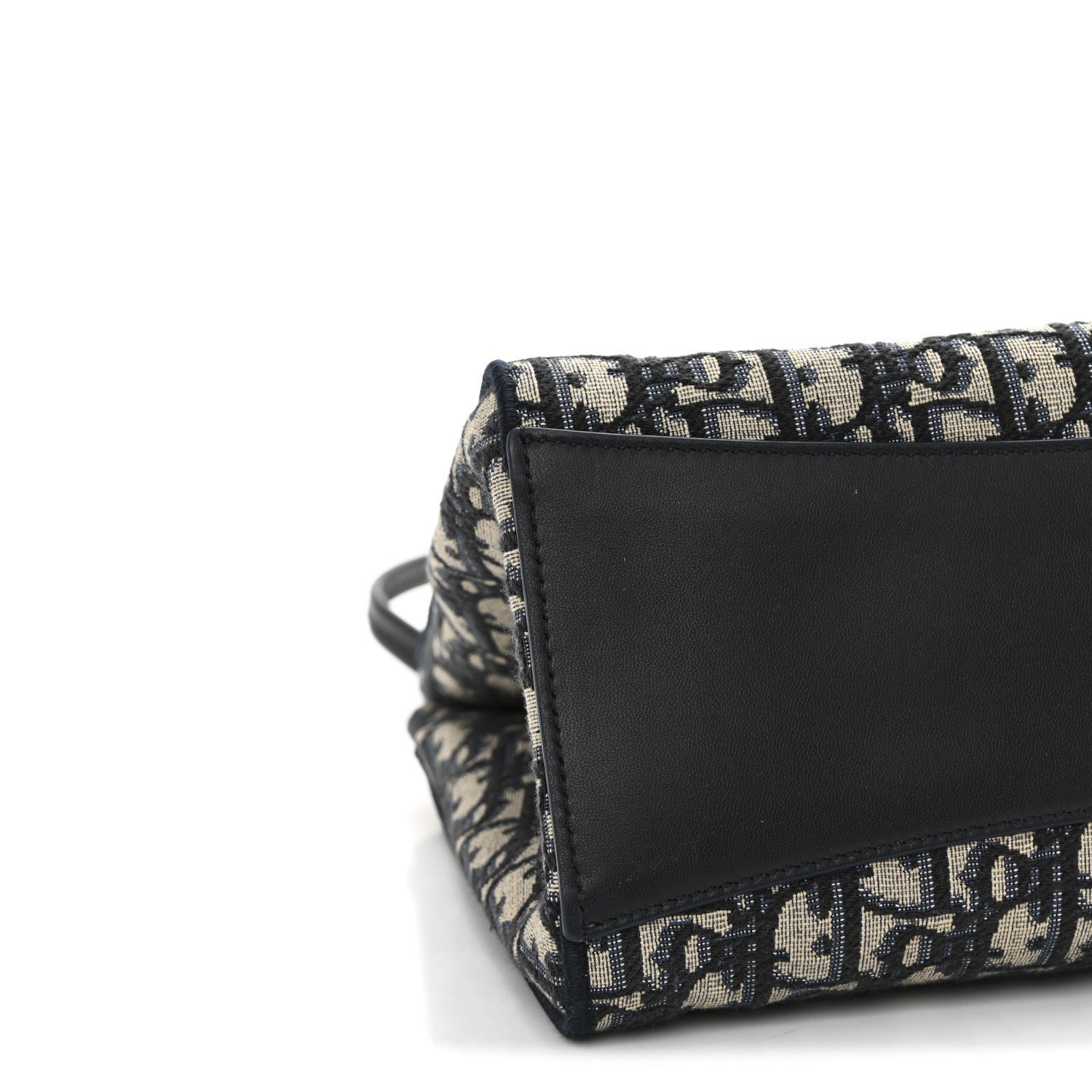 Christian Dior Oblique Small Bow Shopping Tote Blue Multicolor 9 of 12