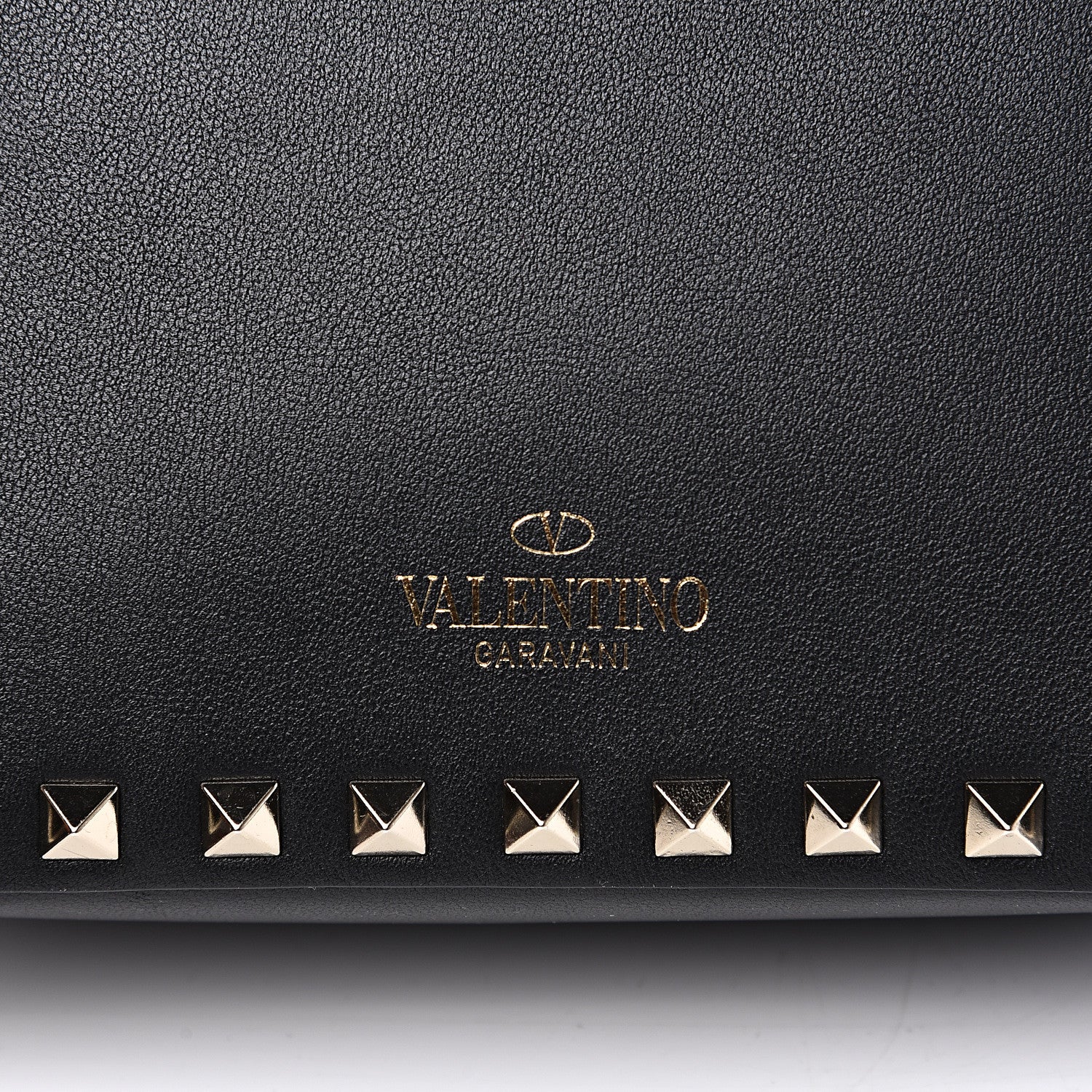Valentino Garavani Calfskin Rockstud Camera Crossbody Bag Black 11 of 11