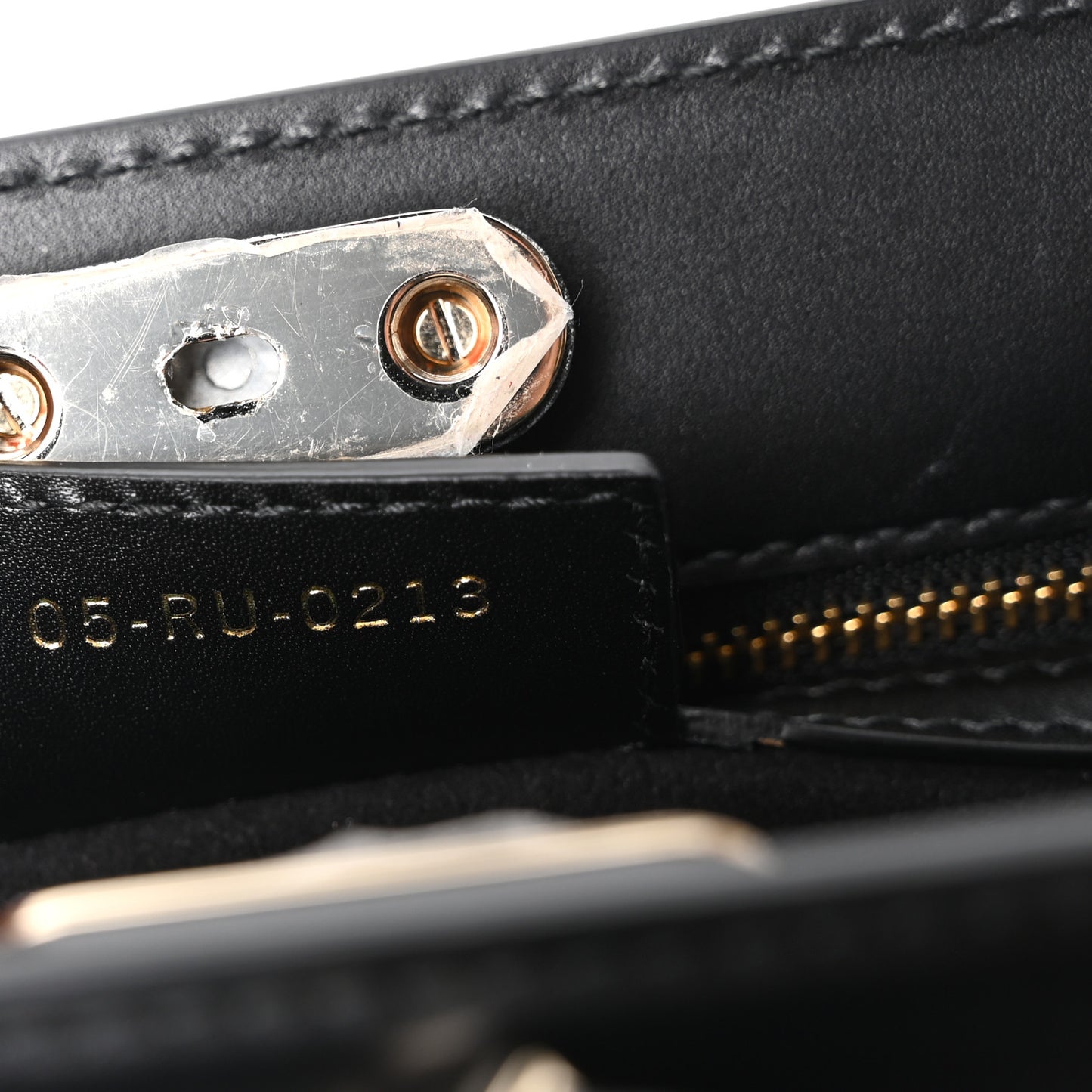 Calfskin Medium Key Shoulder Bag Black