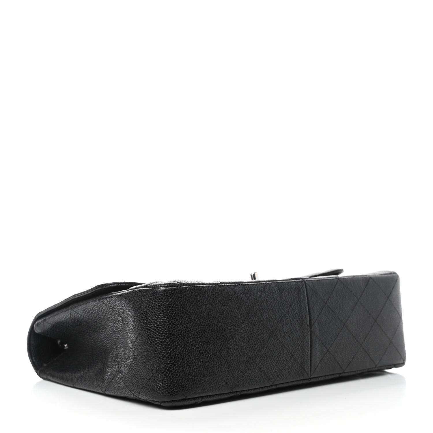 Chanel Caviar Quilted Jumbo Single Flap Black 3 of 4