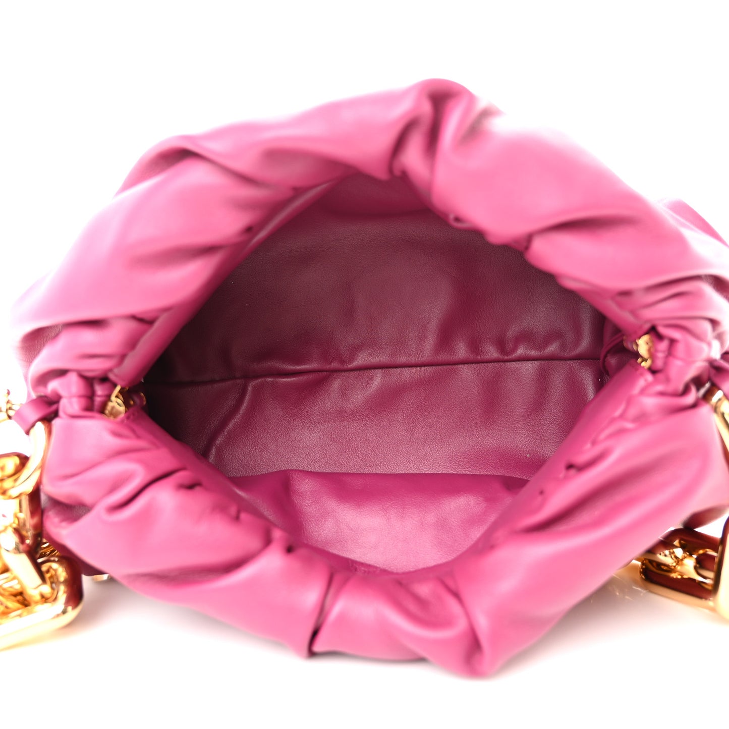Calfskin The Pouch Chain Cinnabar