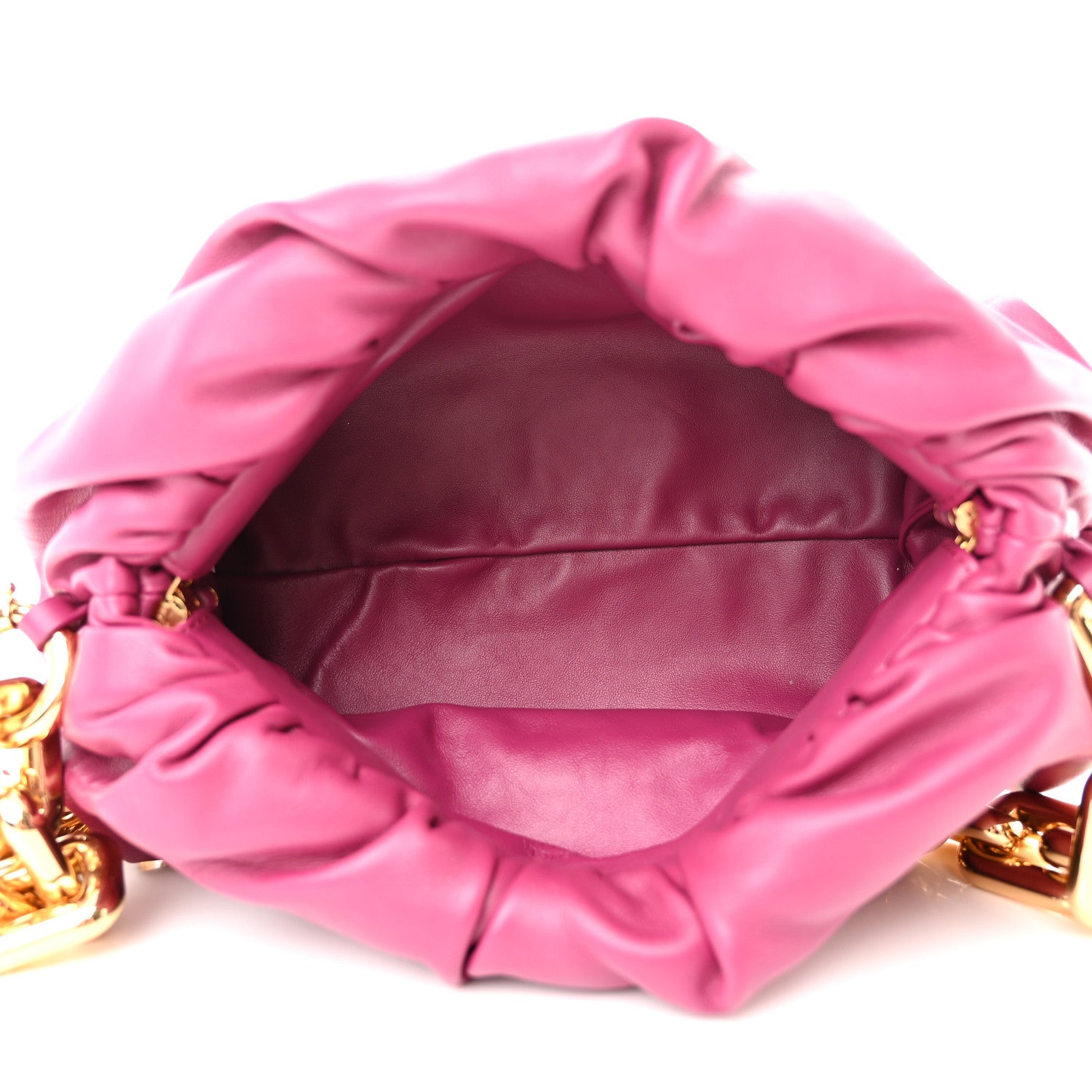 Bottega Veneta Calfskin The Pouch Chain Cinnabar 5 of 10