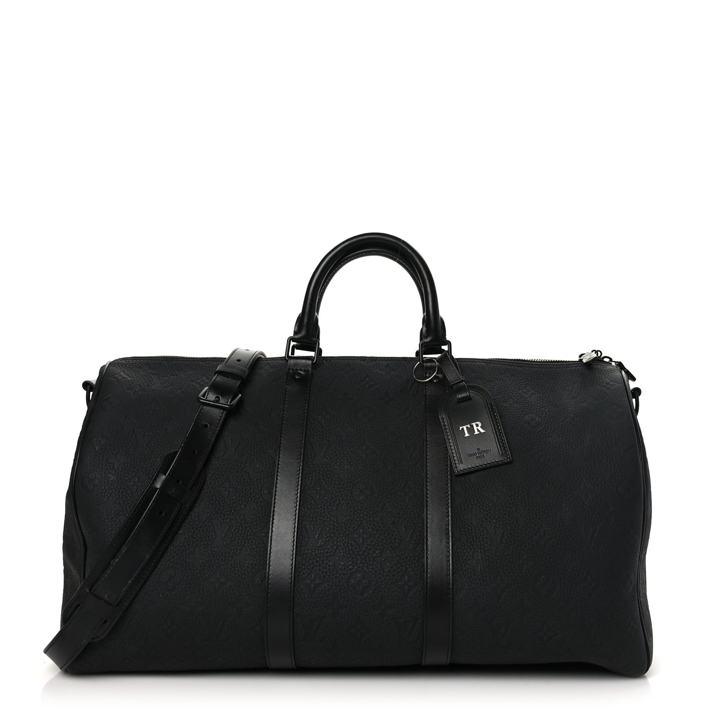 Taurillon Monogram Keepall Bandouliere 50 Black