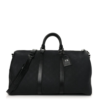 Louis Vuitton Taurillon Monogram Keepall Bandouliere 50 Black 1 of 11