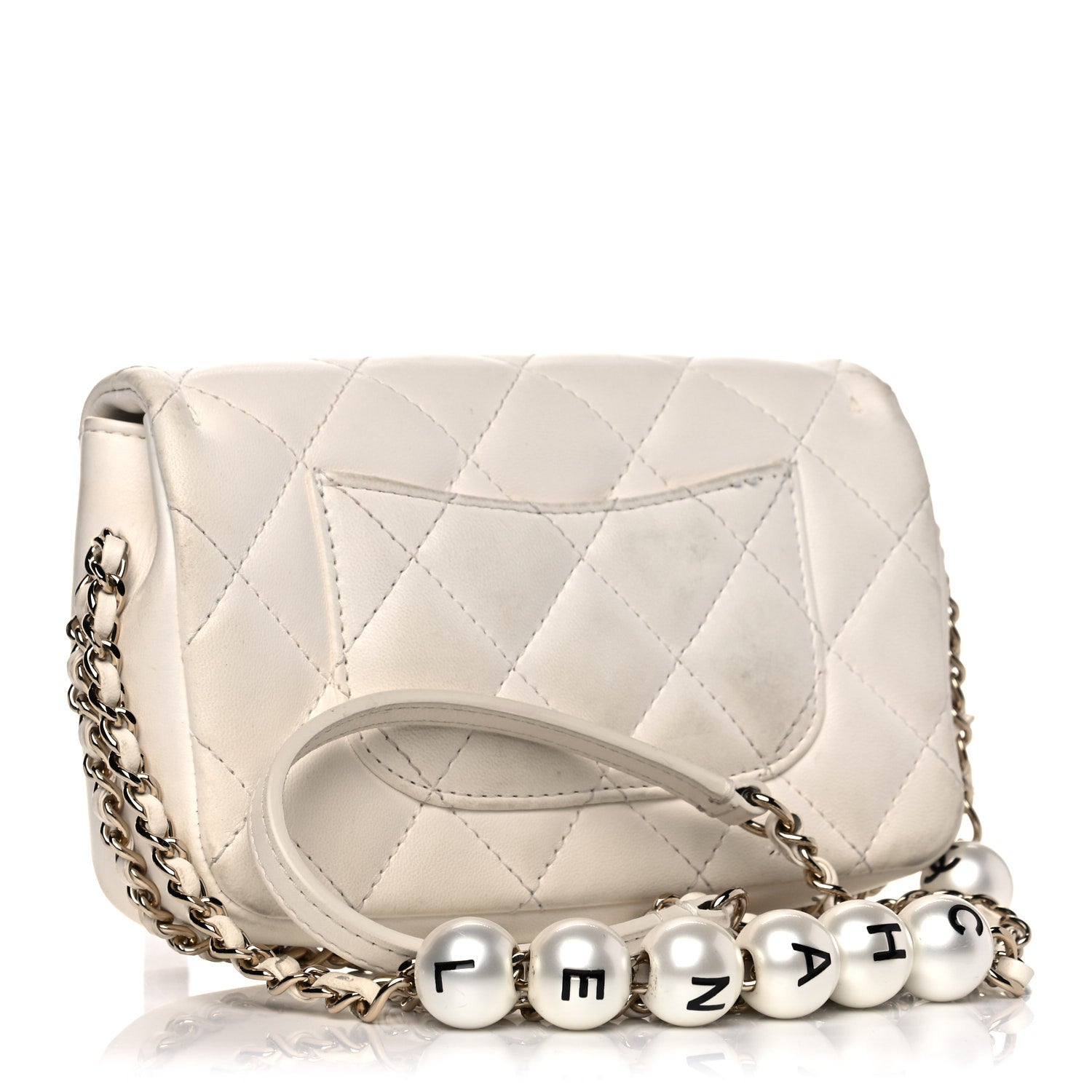 Chanel Lambskin Quilted Mini My Precious Flap White 2 of 23