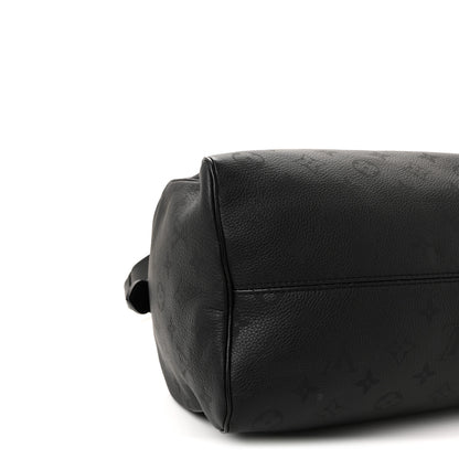 Louis Vuitton Calfskin Monogram Speedy P9 Bandouliere 30 Ultra Black 8 of 9