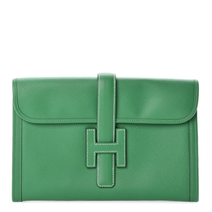 Hermes Epsom Jige PM Clutch Bambou 1 of 8