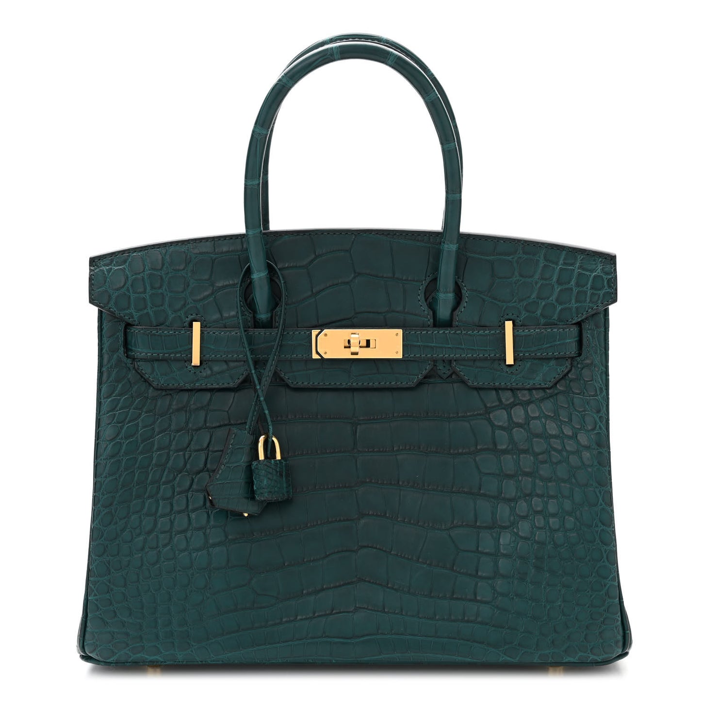 Matte Alligator Birkin 30 Vert Cypress