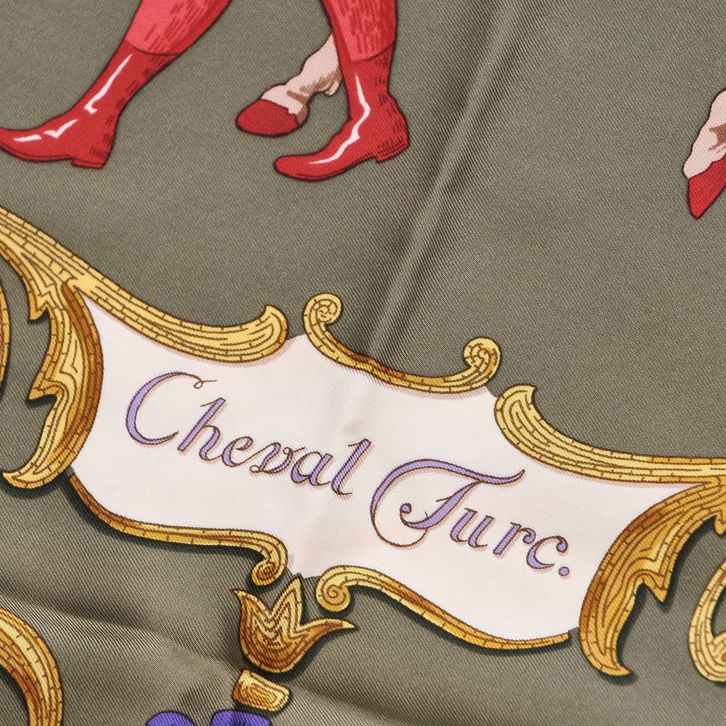Silk Cheval Turc Scarf 90