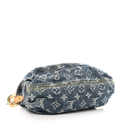 Louis Vuitton Monogram Denim Mini Pleaty Blue 4 of 10