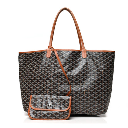 Goyard Goyardine Saint Louis GM Black Gold 1 of 12