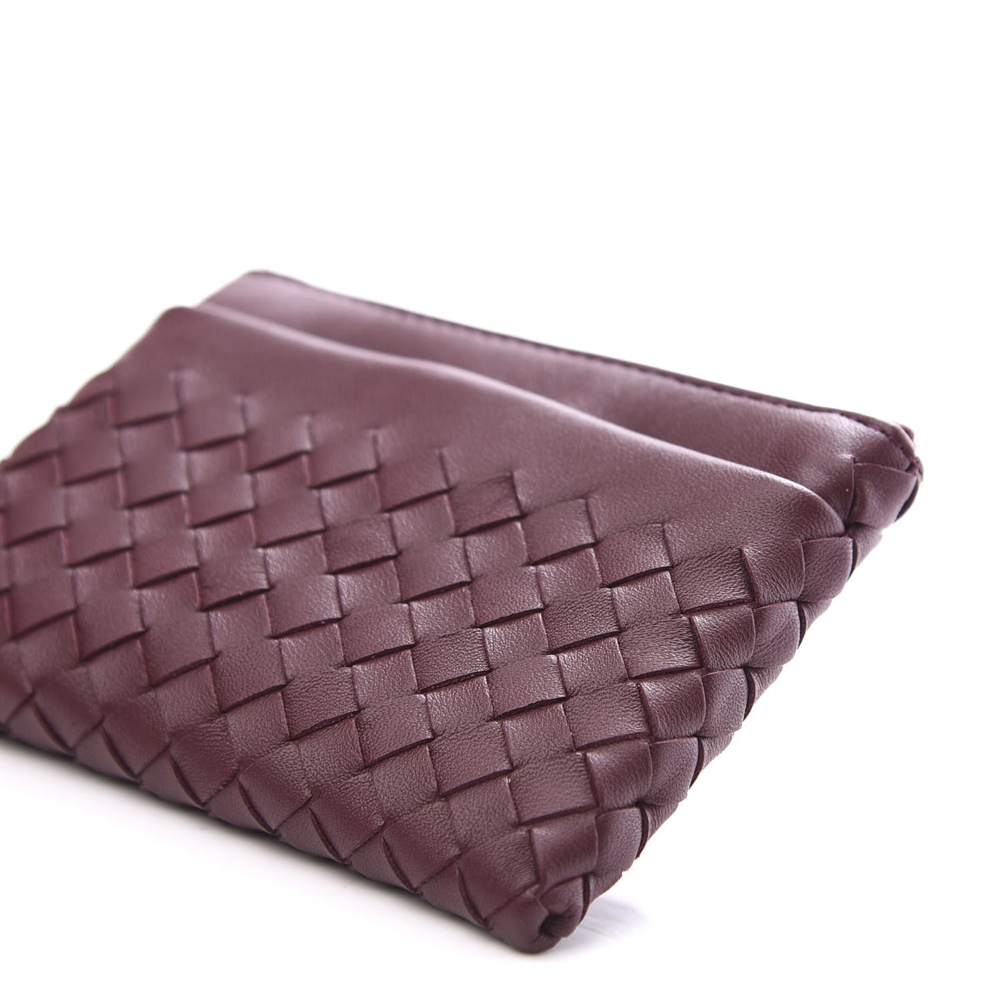 Nappa Intrecciato Key Holder Aubergine