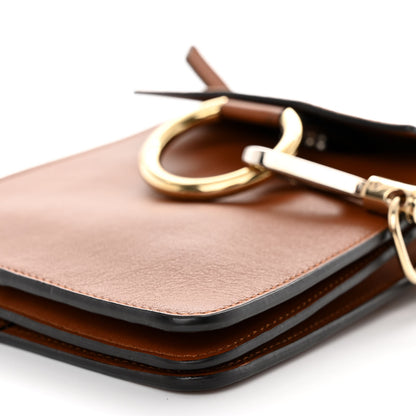 Chloe Suede Calfskin Mini Faye Bracelet Bag Tobacco 10 of 10