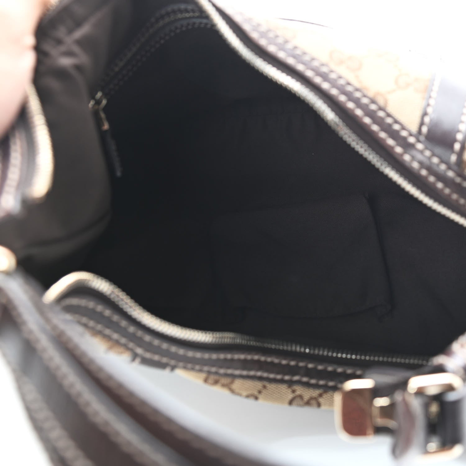 Gucci Monogram GG Royal Hobo Dark Brown 4 of 10