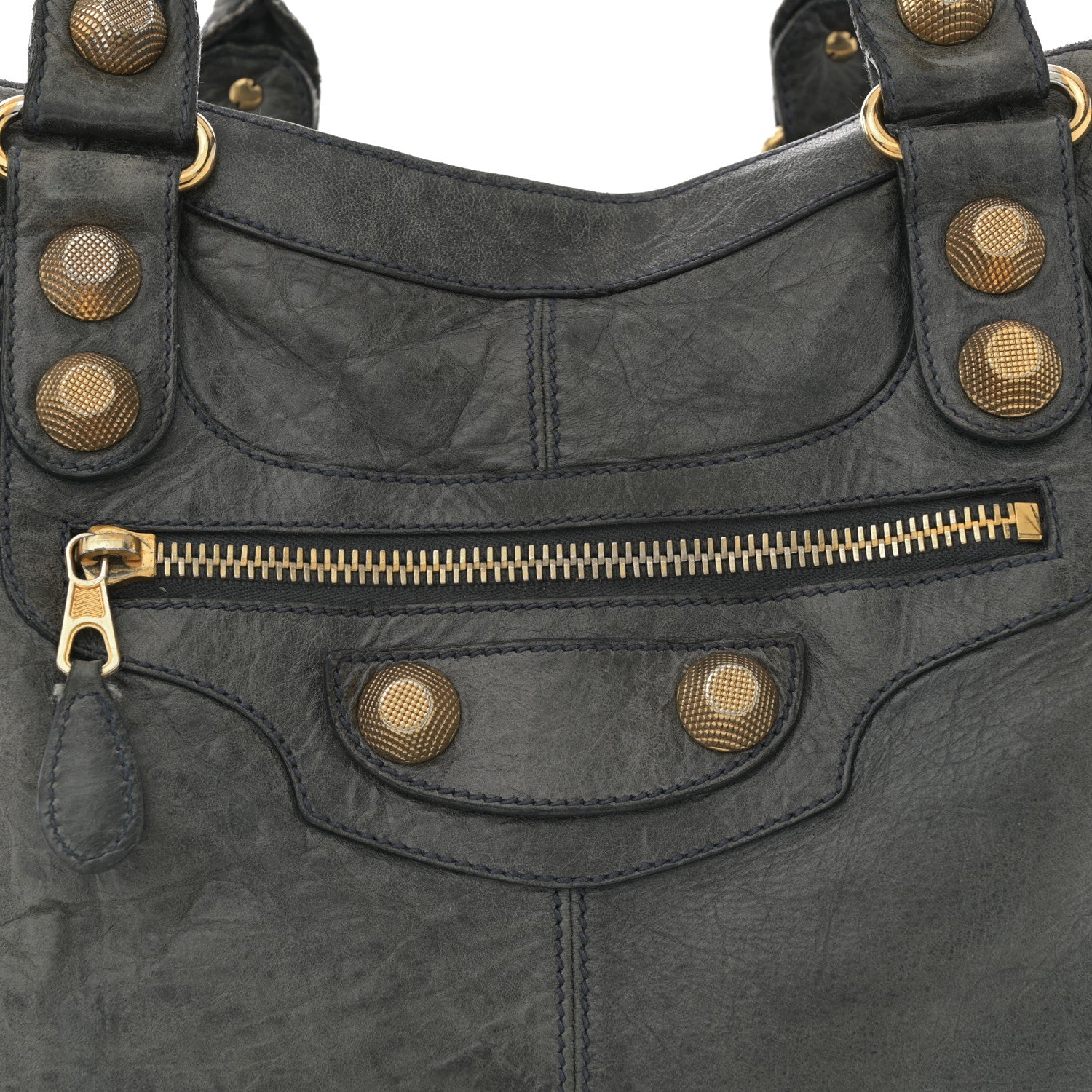 Balenciaga Agneau Giant 21 Gold Hardware Brief Anthracite 8 of 15