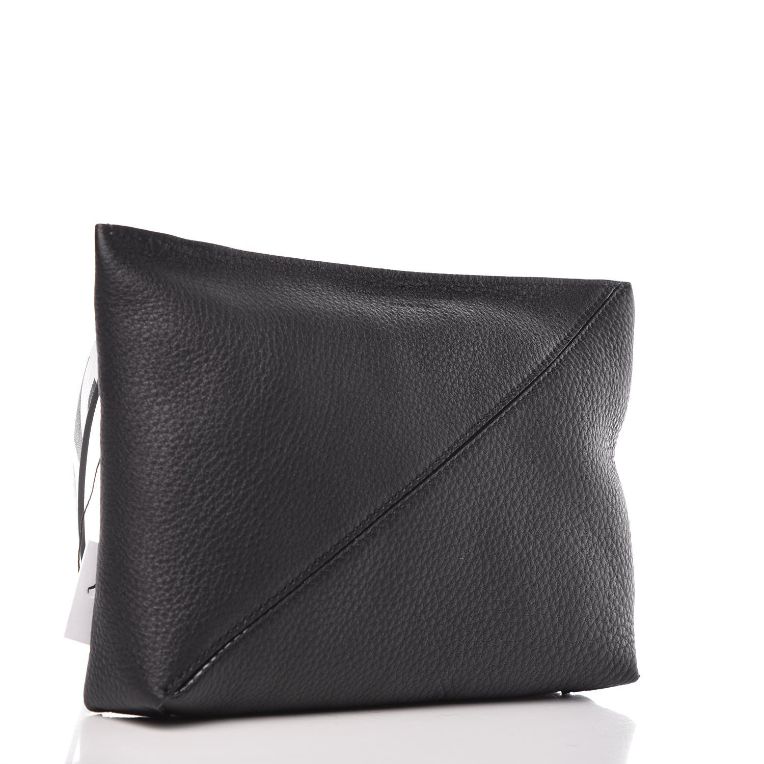 Proenza Schouler Pebble Calfskin Zip Pouch Black 3 of 8