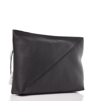 Proenza Schouler Pebble Calfskin Zip Pouch Black 3 of 8