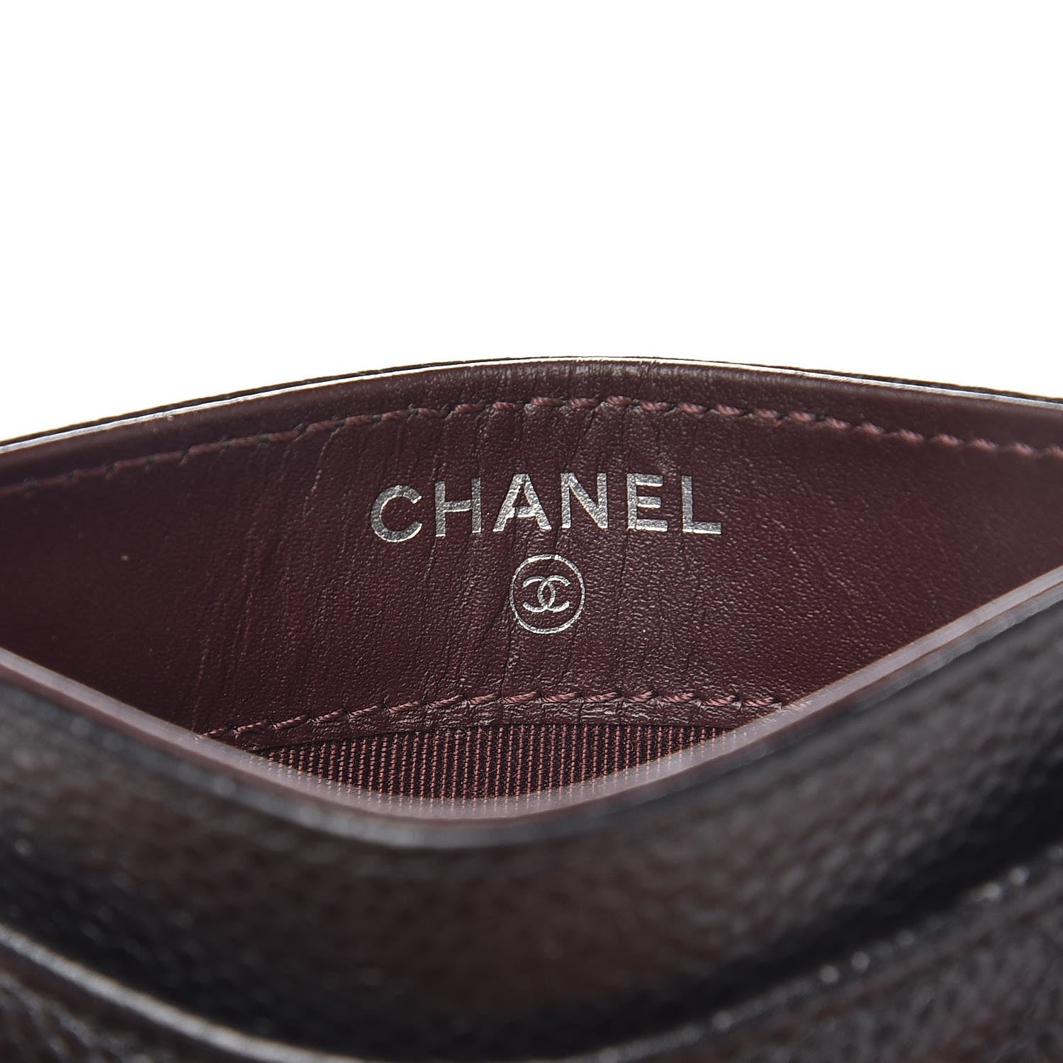 Chanel Caviar Quilted Card Holder Black 6 of 9