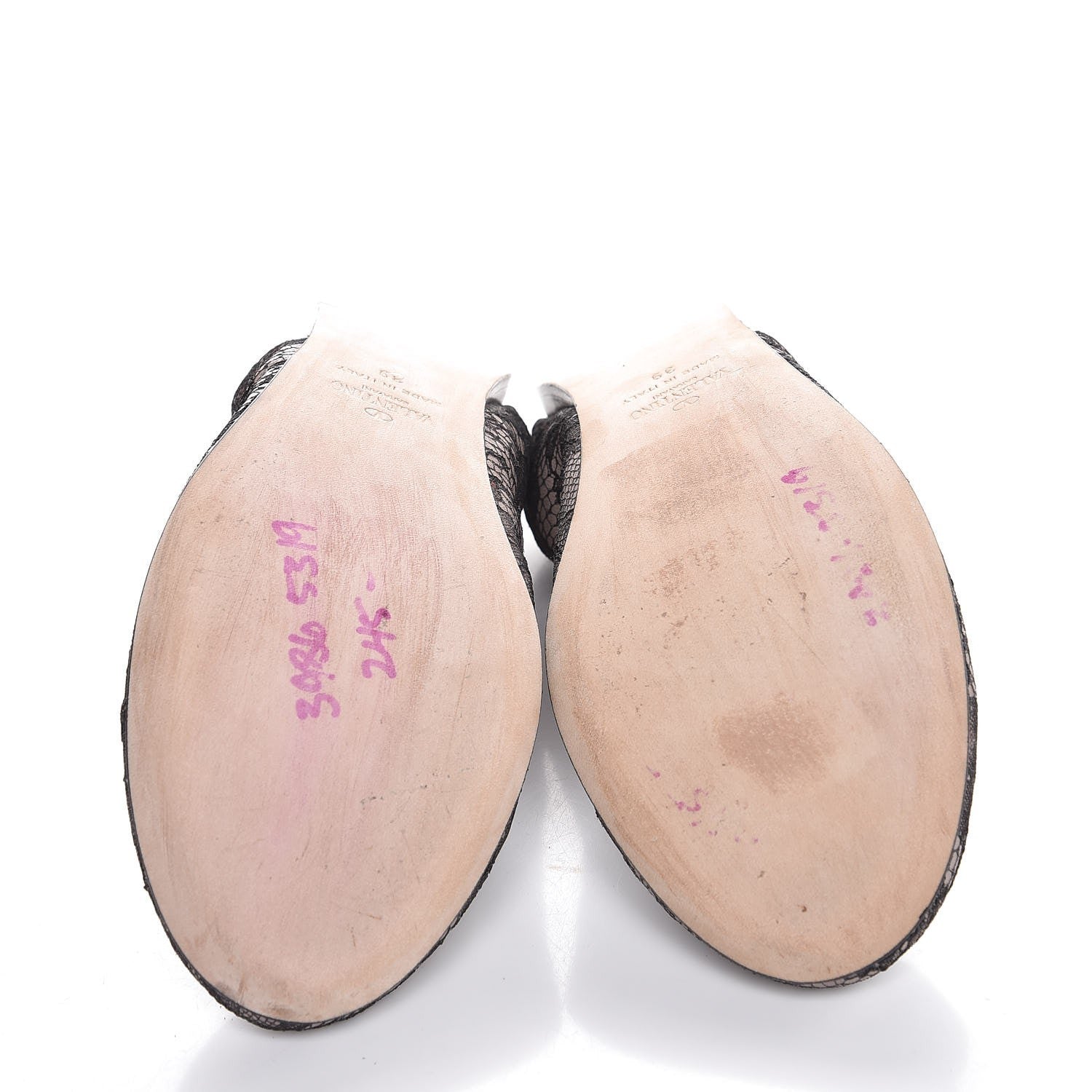 Valentino Garavani Lace Ballerina Flats 39 Black 7 of 11