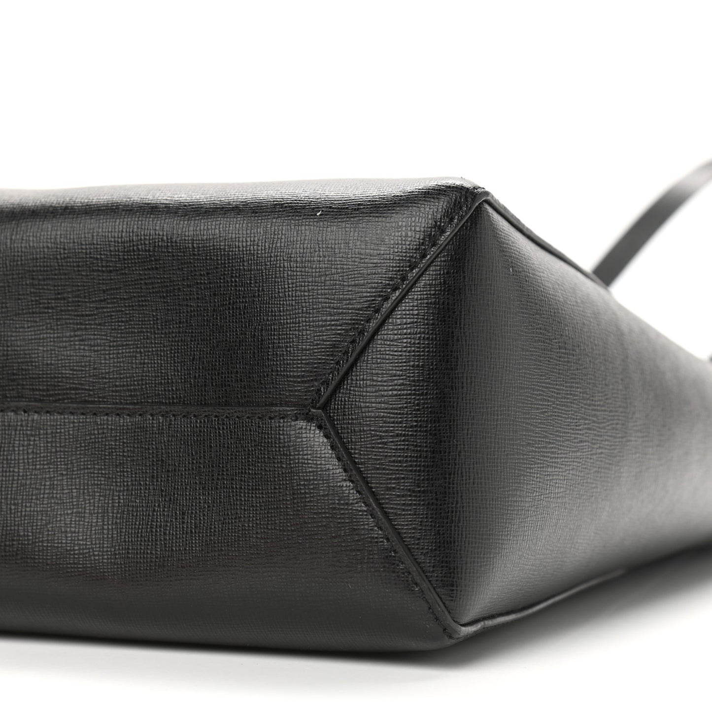 Calfskin Sculpture Tote Bag Black