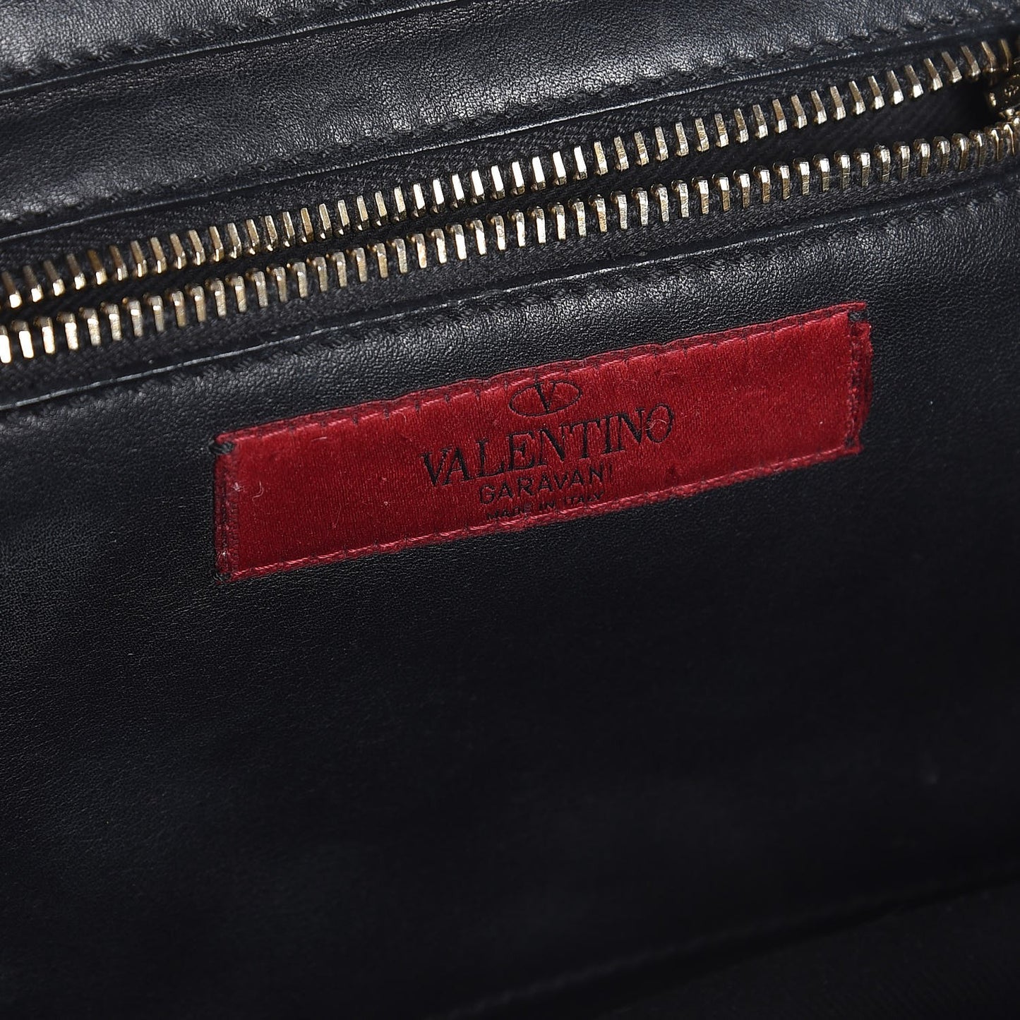Vitello Small Rockstud Tote Black