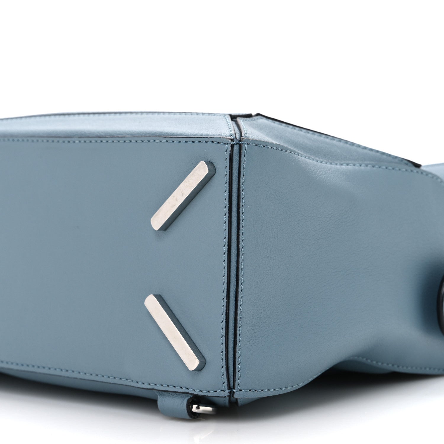 Loewe Calfskin Small Puzzle Bag Stone Blue 9 of 10