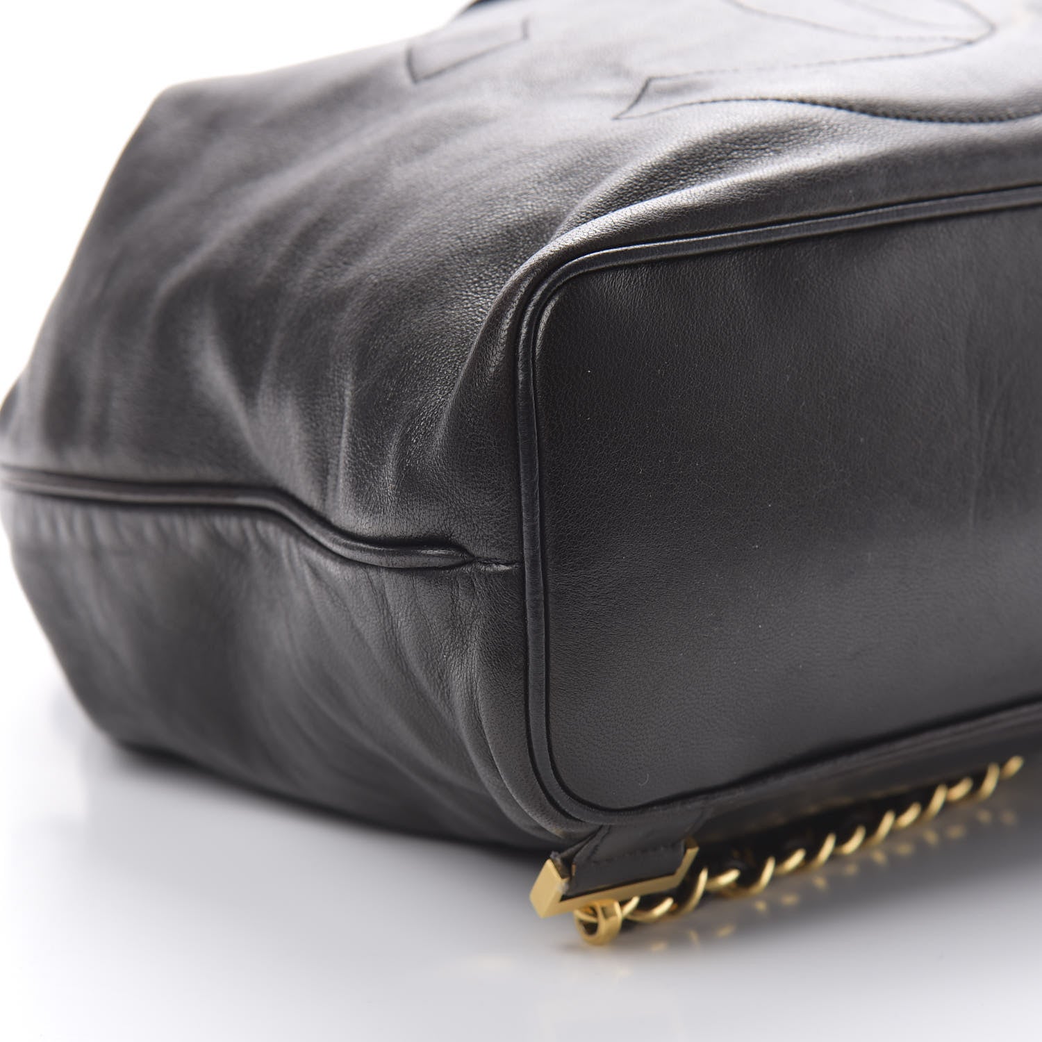 Chanel Lambskin CC Drawstring Backpack Black 10 of 14