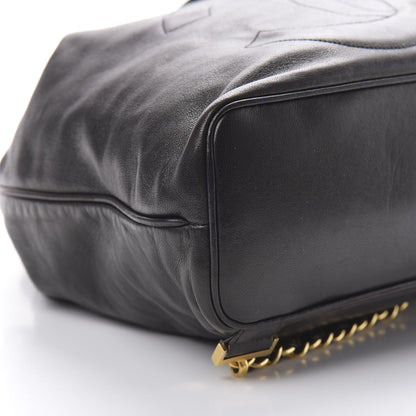 Chanel Lambskin CC Drawstring Backpack Black 10 of 14