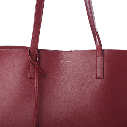 Saint Laurent Calfskin Large Shopping Tote Rouge Legion 6 of 8