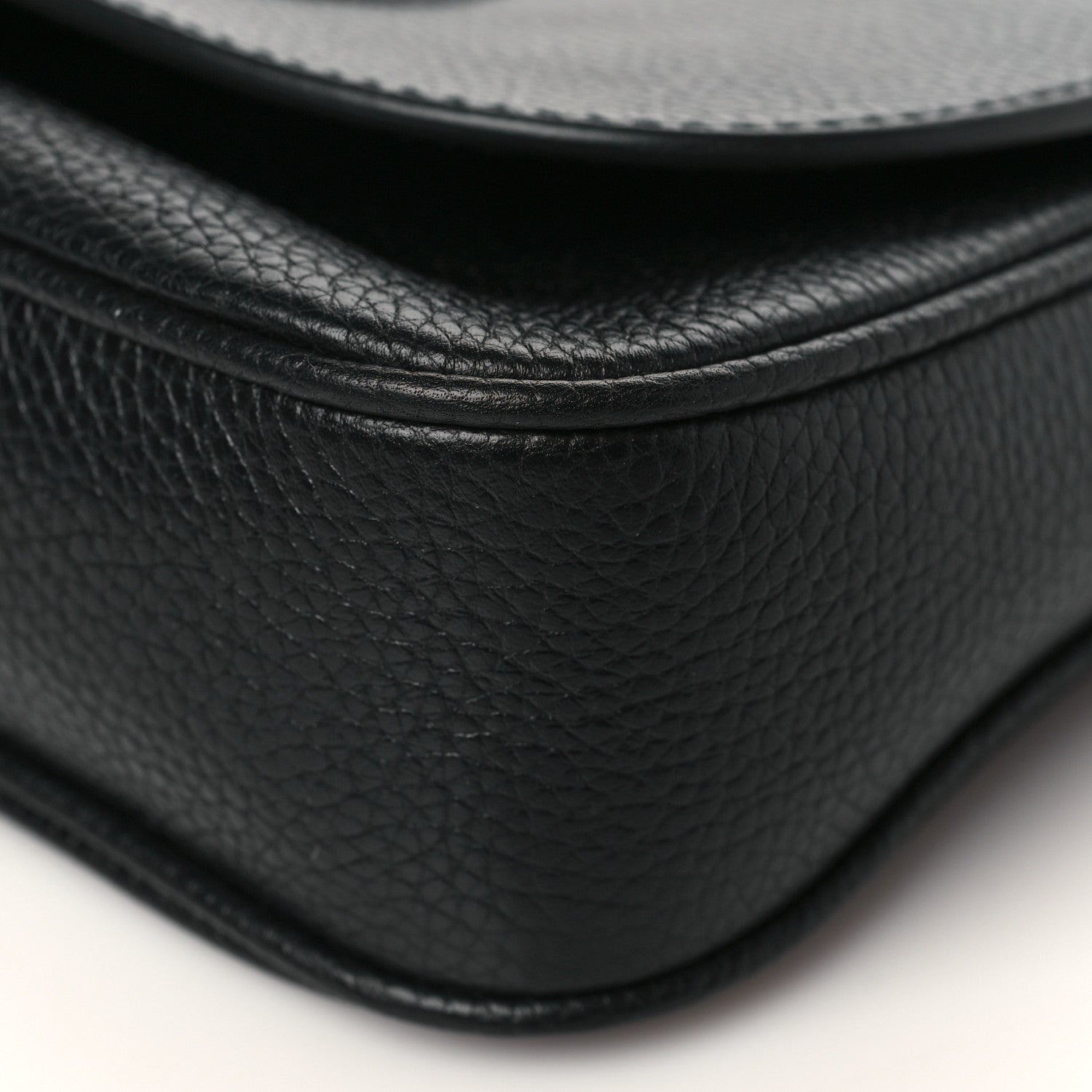 Gucci Pebbled Calfskin Medium Soho Flap Crossbody Black 9 of 9