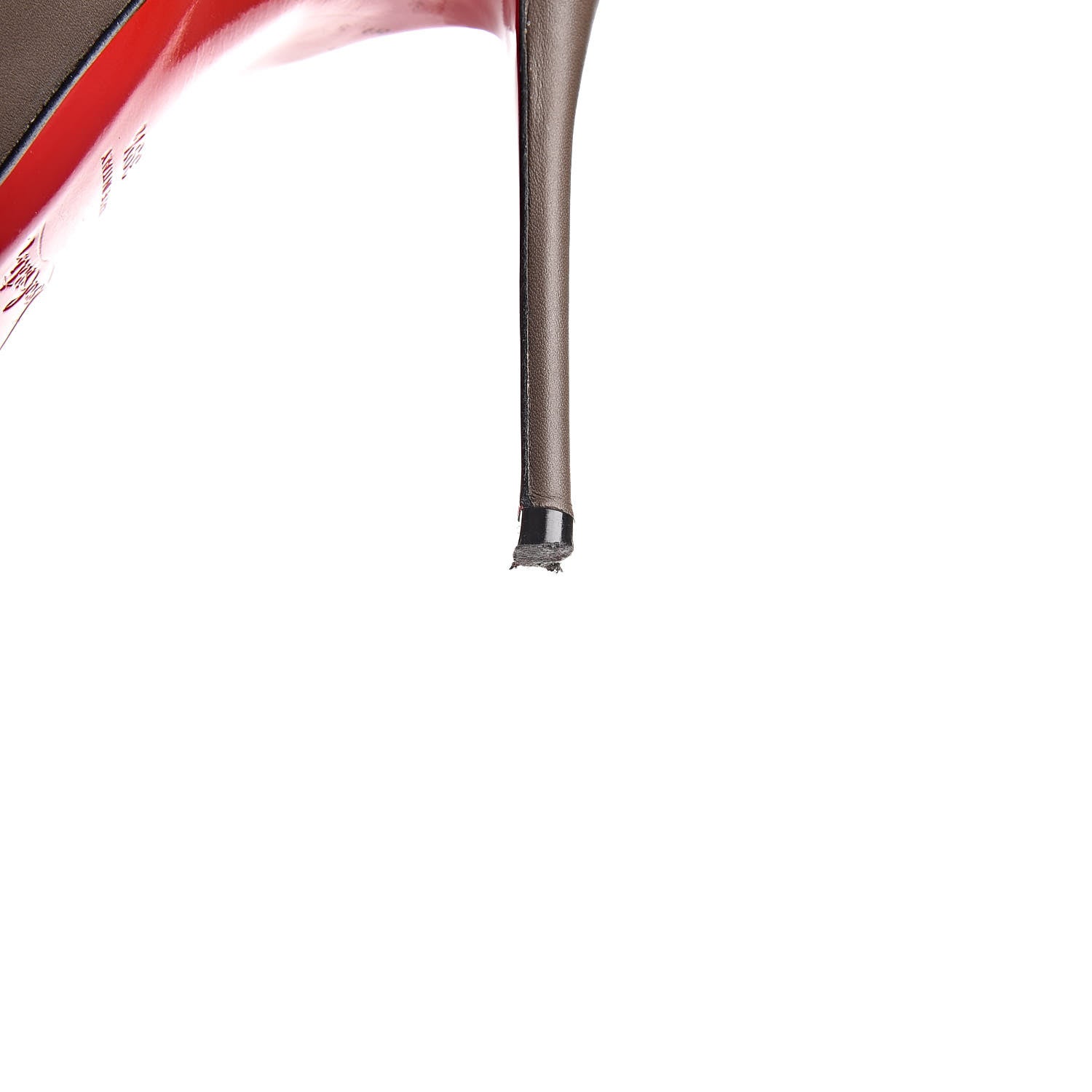 Christian Louboutin Calfskin Calamijane Booty 100 Ankle Boots 39.5 Majestic Silver 12 of 19