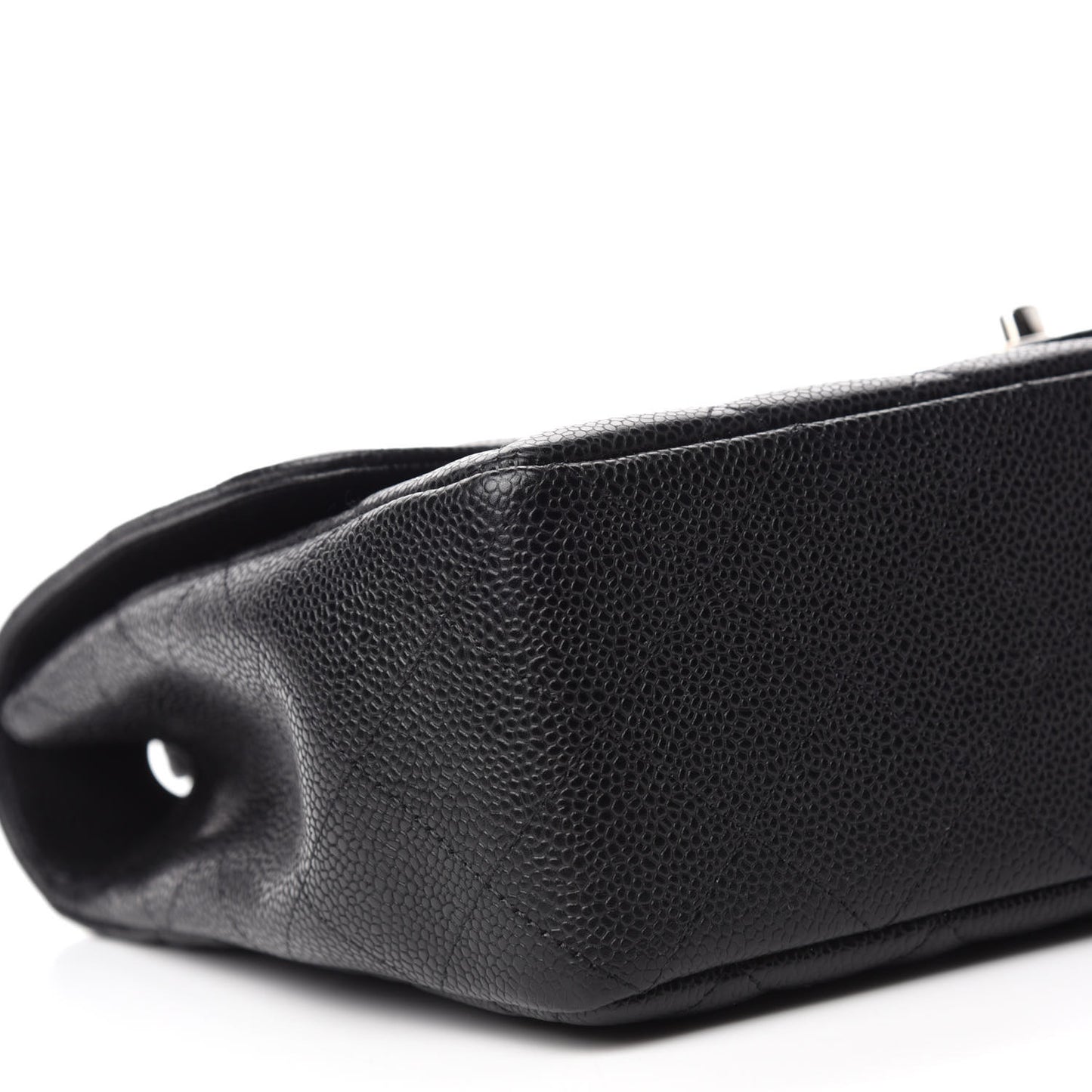 Caviar Quilted Jumbo Single Flap Black